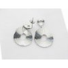 Lotus Pendientes Acero Colgar