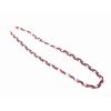 Cordon Hilo Trenzado Rojo-Azul-Blanco 45 cm