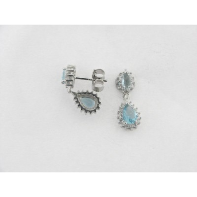 Pendientes Plata Piedras