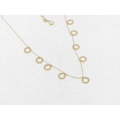 Gargantilla Oro Zirconita