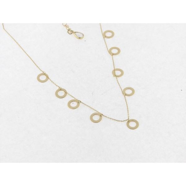 Gargantilla Oro Zirconita