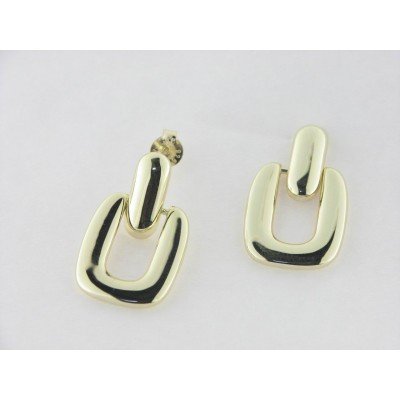 Viceroy Pendientes Plata Chapada