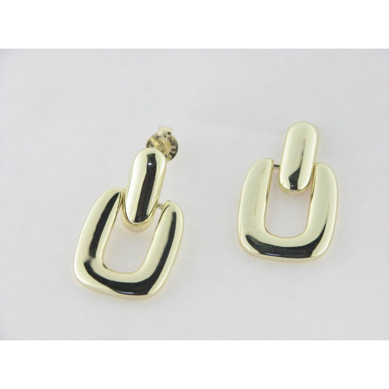Viceroy Pendientes Plata Chapada