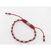 Disorder Pulsera Hilo Rojo Bolas 6 mm Acero