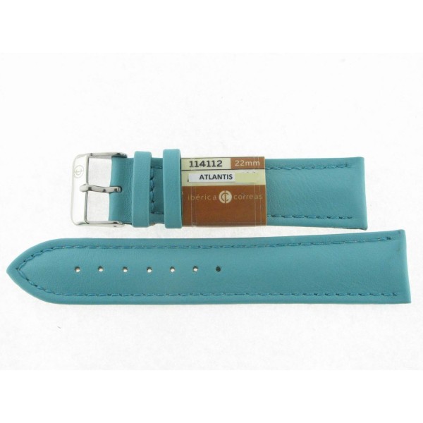 Correa 22 mm Becerro Azul celeste