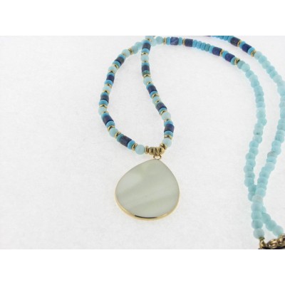 Viceroy collar acero chapado piedras
