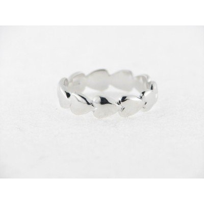 Sortija Plata Corazones