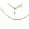 Lotus collar acero chapado