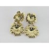 Lotus Pendientes Acero Chapado