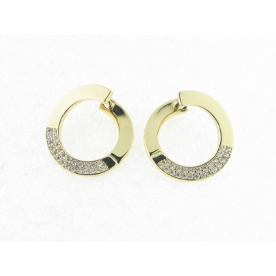 Pendientes Aro Oro Piedras Pendientes Aro Oro Piedras