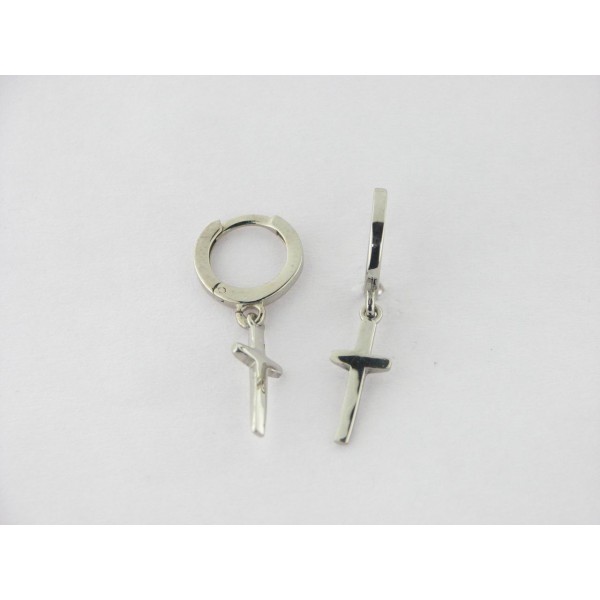 Pendientes aro plata
