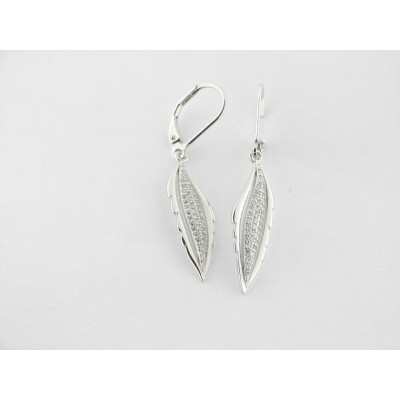 Pendientes plata circonitas
