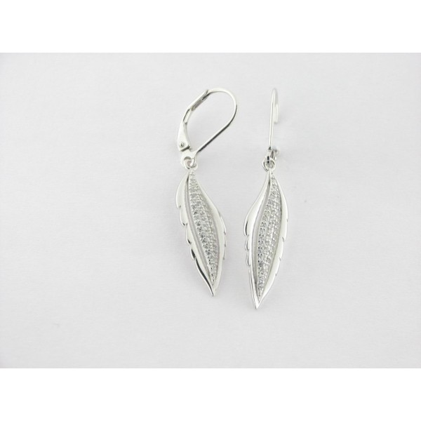 Pendientes plata circonitas