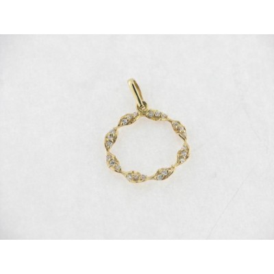 Colgante Oro Piedras