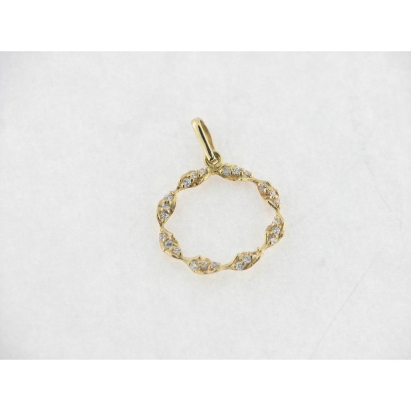 Colgante Oro Piedras