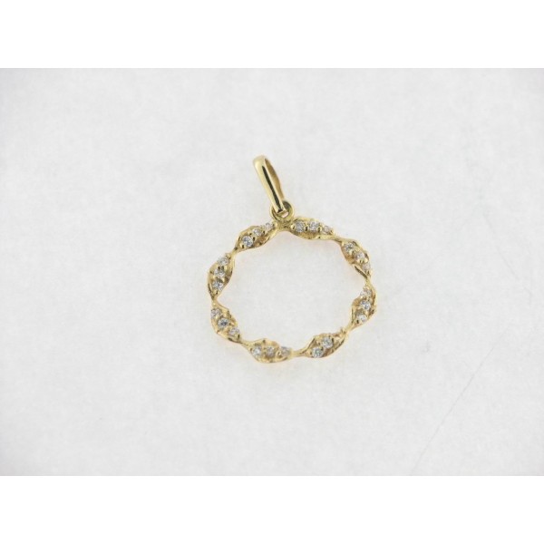 Colgante Oro Piedras