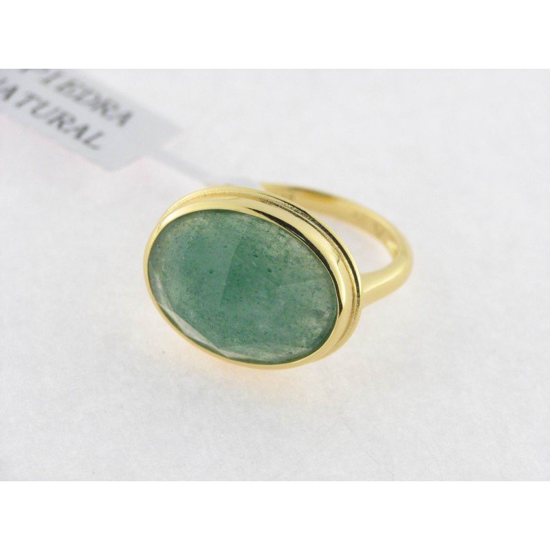 Viceroy Anillo Plata Chapada Piedra