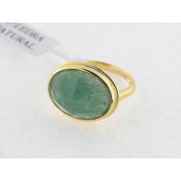Viceroy Anillo Plata Chapada Piedra