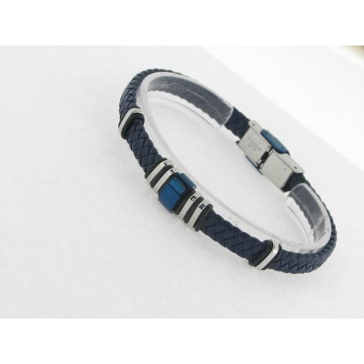Viceroy Pulsera Acero Piel