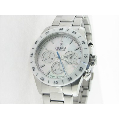 Festina Crono Agujas Acero Armys Acero
