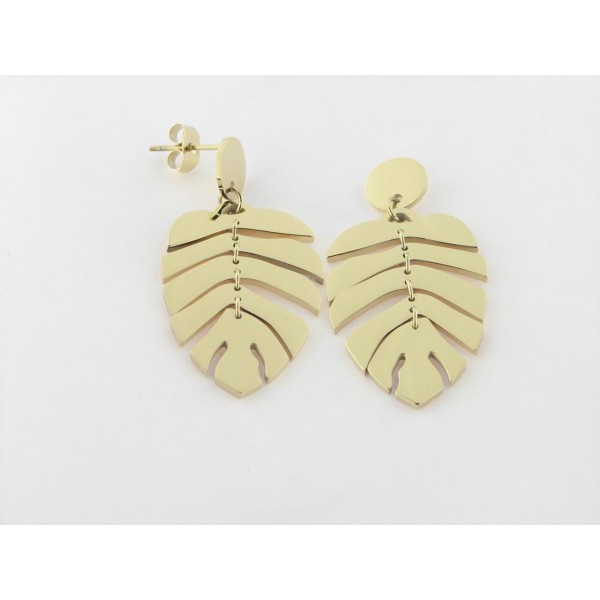 Viceroy Pendientes Acero Chapado