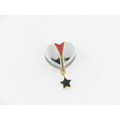 Viceroy Motivo Corazon Acero Dorado Esmalte