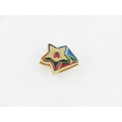 Viceroy Motivo Estrella Acero Dorado Esmalte