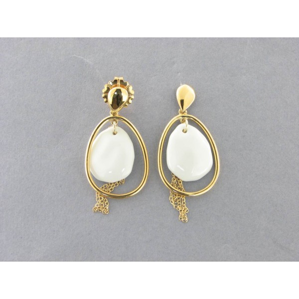 Pendientes Covas dorado **