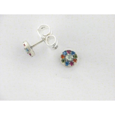 Raive Pendientes Plata Piedras
