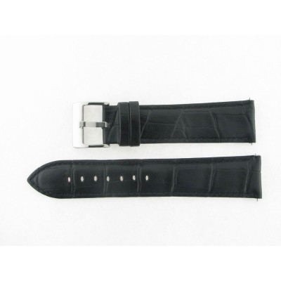 Correa Piel Negra 22 mm