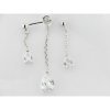 Lotus Pendientes Colgar Plata Piedras