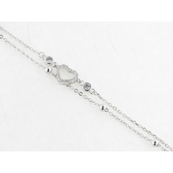 Lotus Pulsera Plata Piedras
