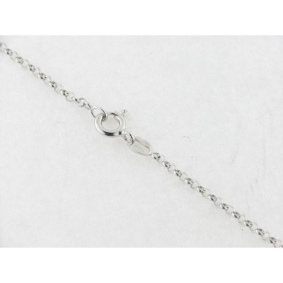 Cadena 45 cm Plata Rodio