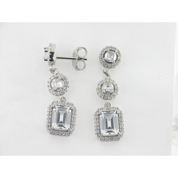 Pendientes Plata Piedras