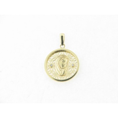 Medalla Oro Virgen Piedras