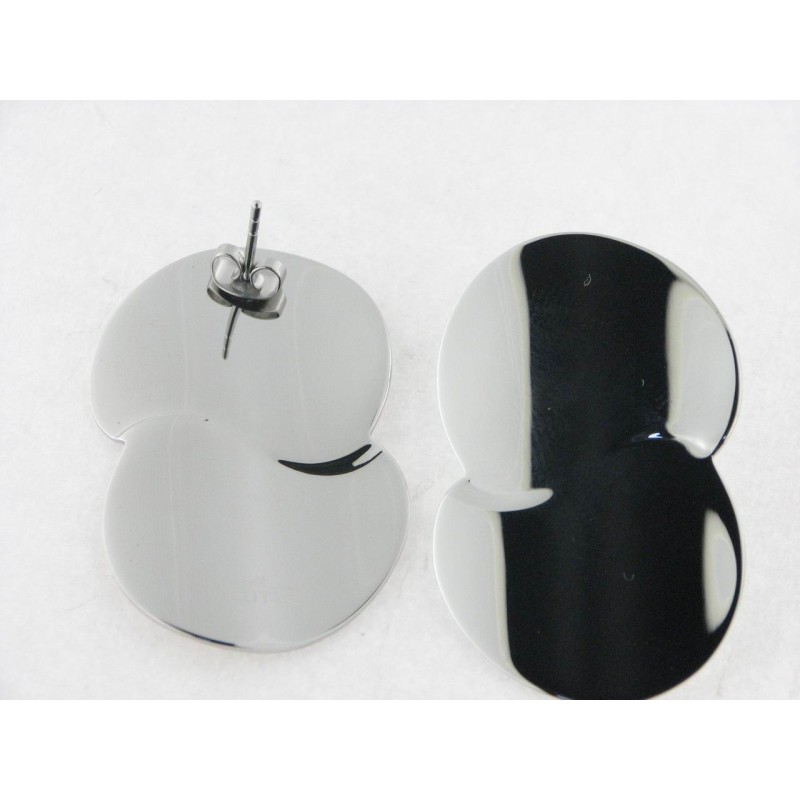 Lotus Pendientes Acero