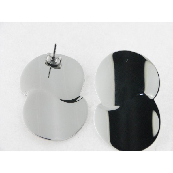 Lotus Pendientes Acero