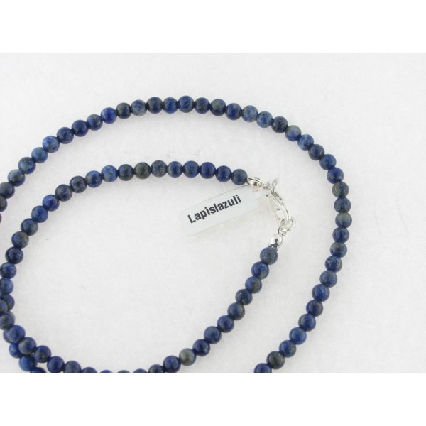 Gargantilla lapislazuli plata