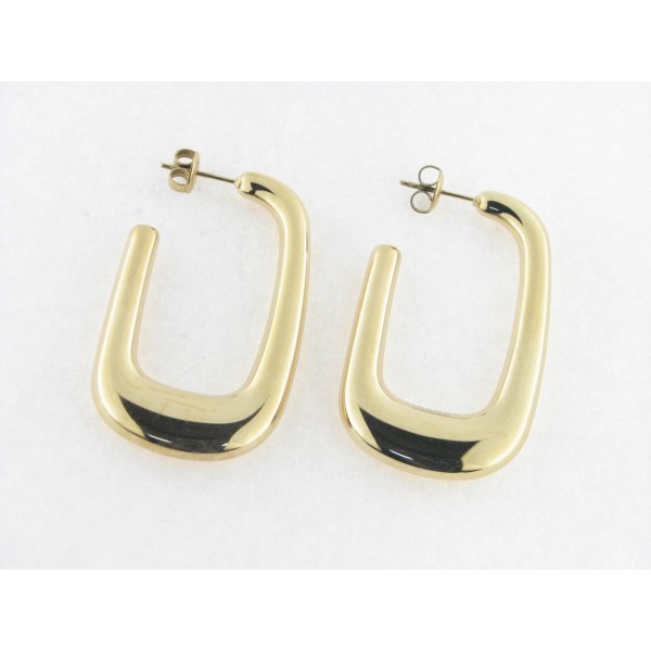 Viceroy Pendientes Aro Acero Dorado