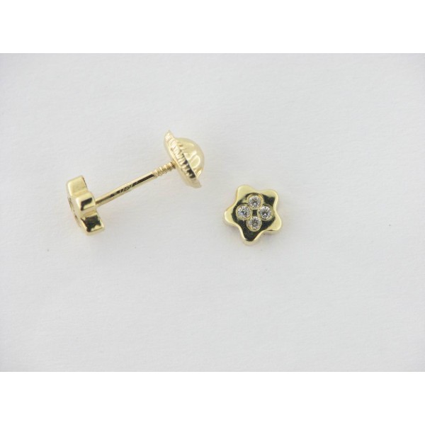 Pendientes Oro Piedras