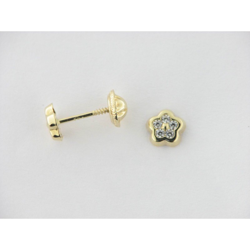 Pendientes Oro Piedras