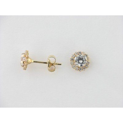 Pendientes Oro Piedras