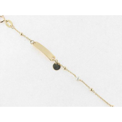 Pulsera Reciem Oro Perlas