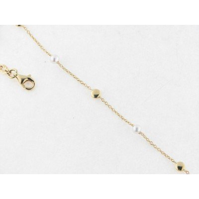 Pulsera Oro Perlas