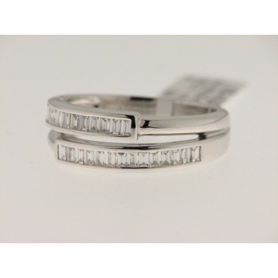 Sortija Oro Blanco Diamantes