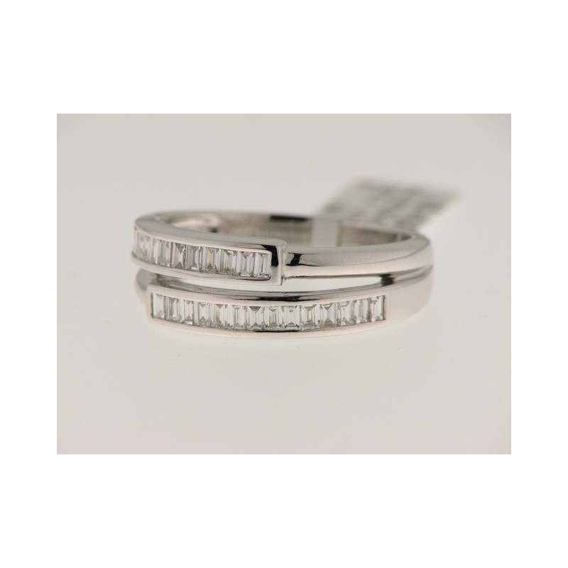 Sortija Oro Blanco Diamantes