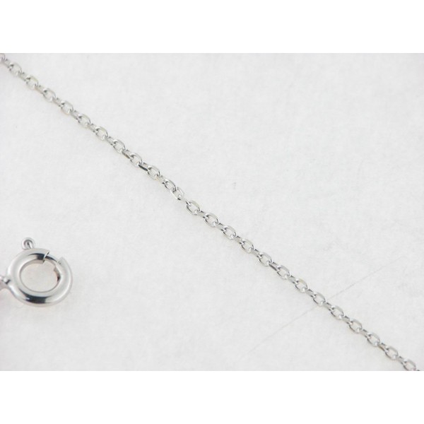 Cadena Oro Blanco 40 cm