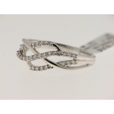 Sortija Oro Blanco Diamantes