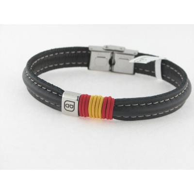Disorder Pulsera Cuero Acero España