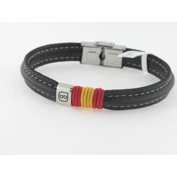 Disorder Pulsera Cuero Acero España